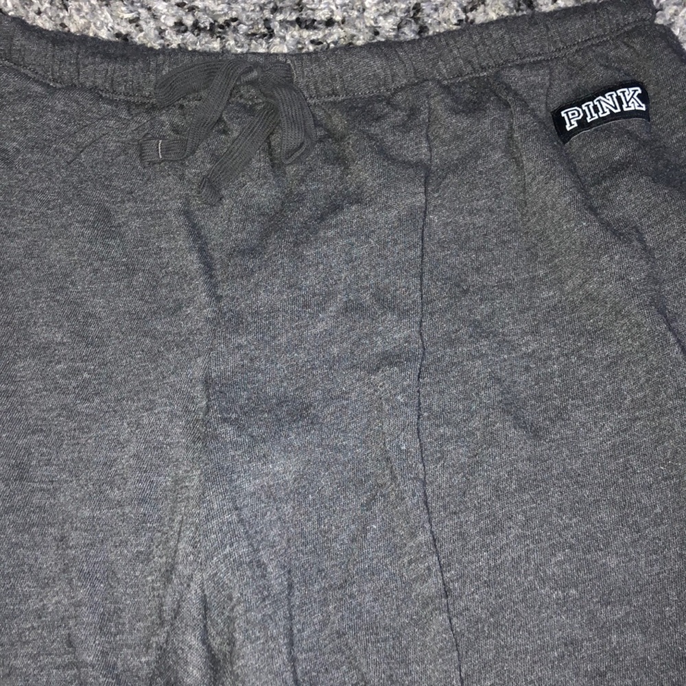 PINK gray joggers